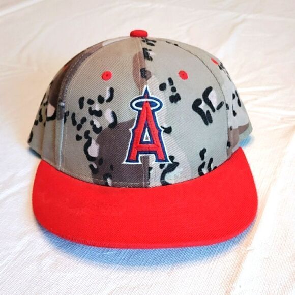 Desert Camo Anaheim Angels Hat - Picture 1 of 8